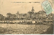 Blankenberghe. La Plage &agrave; Mar&eacute;e haute