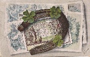 (billets de Banque Fer &agrave; cheval et tr&egrave;fles &agrave; quatre feuilles)