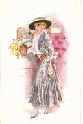 Femme au t&eacute;l&eacute;phone