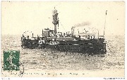 Dunkerque. Rade de Dunkerque Le bateau-feu  Le Ruytingen 
