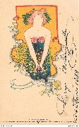 (femme parmi les fleurs)