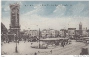 Ostende. La Place Van der Zweep en fa&ccedil;e la gare