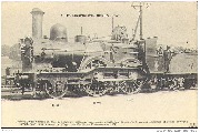 Machine N&deg; 652 &agrave; simple expansion ..  essieux porteurs accoupl&eacute;s et essieu porteur &agrave; l'avant pour trains de voyageurs type 1 modifi&eacute;, litt&eacute;ra E, construit en 1872