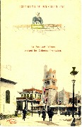 Bruxelles exposition 1910. Pr&eacute;sident Falli&egrave;res visitant les colonies fran&ccedil;aises