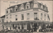 Tervuren. Royal Hôtel Restaurant Paquot. Coin Grand Place