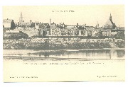Anvers en 1866  Porte Rouge d&eacute;molie - Actuellement rue Vondel et Avenue du Commerce.