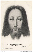 Anvers. T&ecirc;te de Christ par L. de Vinci (&agrave; la cath&eacute;drale)