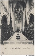 Anvers. La nef de la Cath&eacute;drale - Vue du Choeur