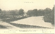 Anvers en 1860 Remparts ext&eacute;rieurs et pont de la porte des B&eacute;guines.A gauche le fort Montebello. Actuellement le Palais de Justice.