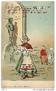 Manneken-pis et la Reine Wilhelmine