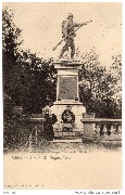 Schlachtfeld vom 18. August 1870.   Denkmal des 8 J&auml;ger Bat. in der Schlucht