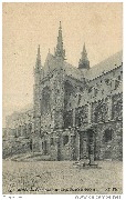 Mons. Eglise Sainte-Waudru, Façade latérale sud