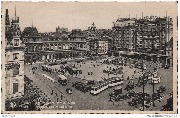 Bruxelles Place Rogier et Gare du Nord-Rogierplaats en Noordstation