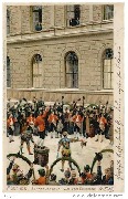 München. Schafflertanz vor der Residenz