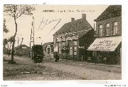 Adinkerke. Place de la Gare. Tram de la Panne