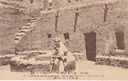 Missions des Pères Blancs Sahara Intérieur du réduit en pisé qu'occupait le Père Foucauld...mis à mort le 1er décembre 1916... Missions des Pères Blancs Sahara Intérieur du réduit en pisé qu'occupait le Père Foucauld...mis à mort le 1er décembre 1916...