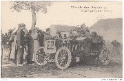 Circuit des Ardennes Wagner sur voiture Darracq 