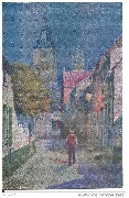 Dixmude (1914)ruelle au clair de lune instege bij maneschijn an alley by moonlight