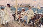 Paul Fisher : Ferienzeit. Sommerdag paar Faergen