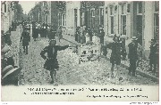 7eme Centenaire de Ste Marie de Nivelles,23 Juin 1913. Cartel porté par 2 Seigneurs