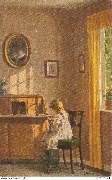 A. Broge. Bei der Arbeit Lille Sosder arbejder