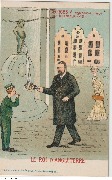Georges V royalement farcé par Manneken-pis