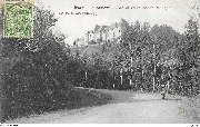 Wiltz (Grand-Duché de Luxembourg). Le château vu de la route de Kautenbach