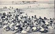 Uytkerke. Ecole Alexandre De Craene - Occupation des enfants l'après-midi à la plage
