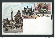 Bruxelles. Le Monument Anspach. Maison du Roi. Laiti&egrave;re bruxelloise