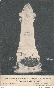 Souvenir du Monument à ériger à la mémoire de Jeanne Van Calck. Scultpeur E. Laloux