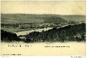 Les Bords de la Meuse Anhée. Vu des hauteurs de Poilvache