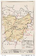 Brunita. Carte géographique de la Flandre 0rientale