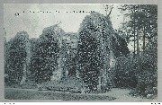 Château de Mariemont. Ruines dans la cour d'honneur