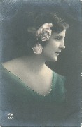Portrait de femme vue de profil