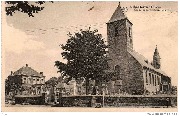 Sint-Lievens-Houtem. Kerk gedenkteken-pastorij