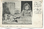 La pauvre Annette Bellot âgée de 6ans.....2 Décembre 1907 à Anderlecht