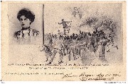 Melle Marie-Henriette s'Heeren,victime de l'incendie du char de la Société Léopold d Anvers le 15 Aoùt 1902