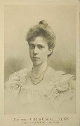Princesse Albert de Belgique  d'après l'original de M.C.Aubry