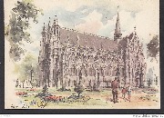 Eglise ND du Sablon Série La Belgique Pittoresque-Franco Fiori
