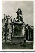 Bruges.Statue Simon Steven Brugge Standbeeld Simon Steven 