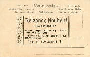 E.S.W. Kirchner. La favorite : dos des cartes du set