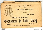 A Bruges Procession du Saint Sang Stéréoscopique Climan-Ruyssers Anvers H. C. R.