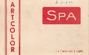 Spa. Carnet de 10 Cartes-vues couleurs &agrave; d&eacute;plier