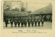 Souvenir de l'Exposition d'Anvers 1894. Congo-Troupe indig&egrave;ne