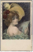 Femme &agrave; la lettre