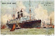 Red Star Line. S.S. ''Arabic'' 16786 Tons