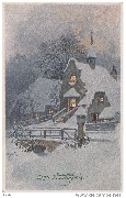 Die besten Weinachtsgrusse! (&eacute;glise de village enneig&eacute;e)
