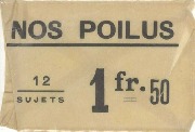 Nos poilus 12 sujets 1fr 50