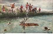 (Chasse &agrave; courre - le bat-l'eau)