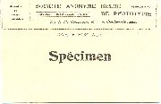 Specimen pour SBP. Vue intérieure non localisée